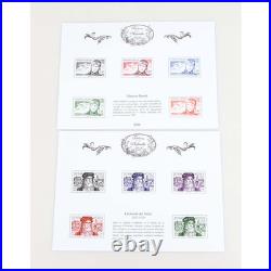 Année Complète Trésors De La Philatélie 2016 10 Blocs Avec Env D'origine