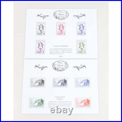 Année Complète Trésors De La Philatélie 2018 10 Blocs Avec Env D'origine