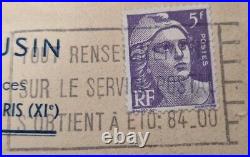 Antique gros lot 116 et + documents enveloppes timbres tampons cachets papiers