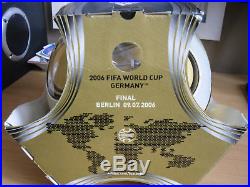 Authentic Adidas Teamgeist + Official Italy-France World Cup Final 2006 Germany