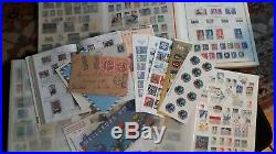 Belle collection de timbres Français anciens neufs et oblitérés avec 4 albums