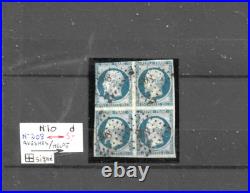 Bloc 4 timbres France oblitérés Napoléon n° 10d Signé