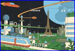 Bloc Timbre France 2025 Nftimbre 4.3 Or Neuf Luxe Sous Blister 3000 Exp Rare Bloc Timbre France 2025 Nftimbre 4.3 Or Neuf Luxe Sous Blister 3000 Exp Rare