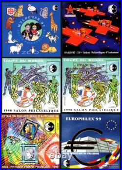 Blocs-Souvenir CNEP 1980 à 2007, n°1 à 49 N (manquent 3A et 4) , cote 1193