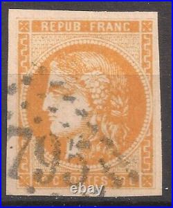 CERES Bordeaux N°48h jaune-orange, signé Calves, TTB