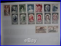 COLLECTION TIMBRES FRANCE 1950 A 1959 NEUF dans album NEUF