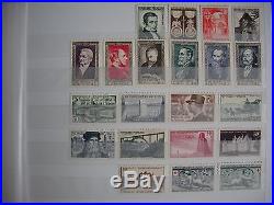 COLLECTION TIMBRES FRANCE 1950 A 1959 NEUF dans album NEUF
