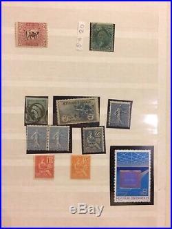COLLECTION Vienna LOT-2 timbres de Belgique France Suisse classiques & modernes