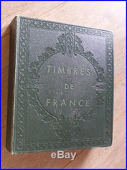 COTE + 6200 COLLECTION TIMBRES DE FRANCE DANS ALBUM YVERT TELLIER 1849 à 1990