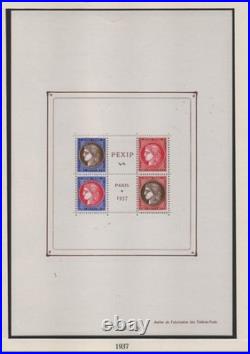 COTE 800E / BLOC FEUILLET No3 NEUF LUXE PEXIP 1937 /GOMME D'ORIGINE