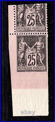 + COTE 800E / No97 NEUF MNH 25C SAGE TENANT A NON DENTELE / SIGNE CALVES + COTE 800E / No97 NEUF MNH 25C SAGE TENANT A NON DENTELE / SIGNE CALVES