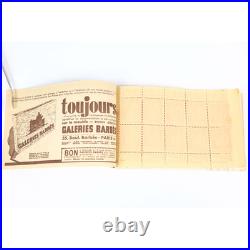 Carnet Ancien N°283-c61 Timbres De France Neufs Type Paix Cote 520 Rare