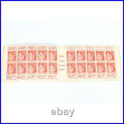 Carnet Ancien N°283-c61 Timbres De France Neufs Type Paix Cote 520 Rare