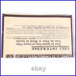 Carnet Ancien N°283-c61 Timbres De France Neufs Type Paix Cote 520 Rare