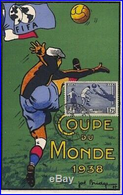 Carte-maximum France n° 396 Coupe du Monde de Football 1938 (26179)