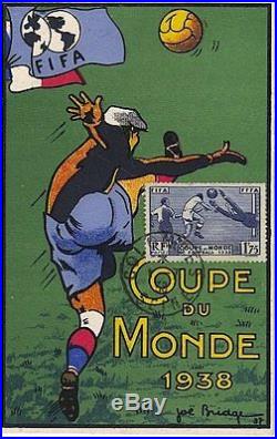 Carte-maximum France n° 396 Coupe du Monde de Football 1938 (26179)