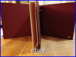 Classeur pour timbre reliure Pega luxe bordeaux Ceres 035S + boitier état super