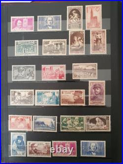 Collection 560 timbres France neuf MNH de 1924 à 1974 cote YT 1 300 Collection 560 timbres France neuf MNH de 1924 à 1974 cote YT 1 300