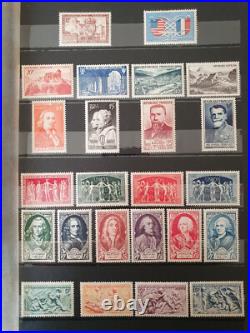 Collection 560 timbres France neuf MNH de 1924 à 1974 cote YT 1 300 Collection 560 timbres France neuf MNH de 1924 à 1974 cote YT 1 300