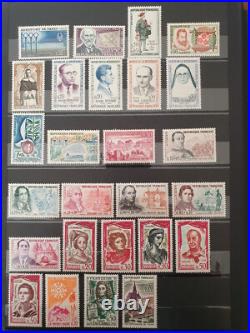 Collection 560 timbres France neuf MNH de 1924 à 1974 cote YT 1 300 Collection 560 timbres France neuf MNH de 1924 à 1974 cote YT 1 300