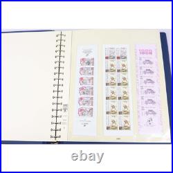 Collection De Timbres De France Neufs Années 1989 A 1995 Classeur Luxe Lindner