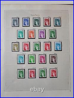 Collection Timbres France 1977 à 1996 3 Classeur Safe Dont PA CNEP Taxe