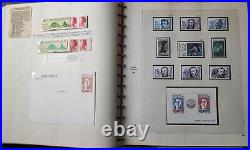 Collection Timbres France 1977 à 1996 3 Classeur Safe Dont PA CNEP Taxe