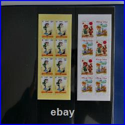 Collection carnets de timbres de France neufs en album Lindner, SUP