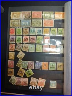Collection de timbres anciens France Allemagne Reich Classiques Album