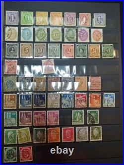 Collection de timbres anciens France Allemagne Reich Classiques Album