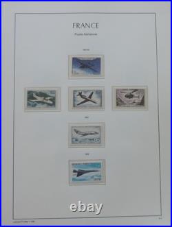 Collection de timbres de France neufs de 1960 à 1974 en album Leuchtturm