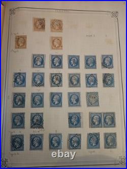 Collection timbres France Classiques Cérès Napoléon III Sage +100 timbres ancien