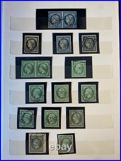 Collection timbres France classiques 1er choix OBL & neufs dt bonnes valeurs cot