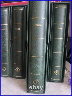 Collection timbres France neufs 2000 à 2005 dans classeur Leuchtturm