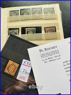 Collection timbres classiques 1er choix dt n°6, 5 retouché, 33, bordeaux, 62,76++