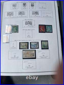 Collection timbres de France 1849 -1986 divers planches postes en album Cérès