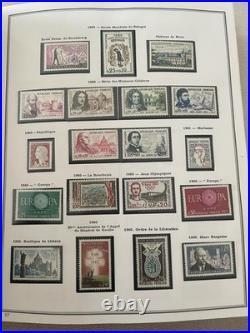 Collection timbres de France 1849 -1986 divers planches postes en album Cérès