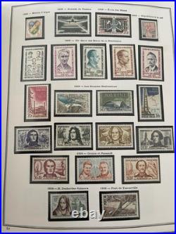 Collection timbres de France 1849 -1986 divers planches postes en album Cérès