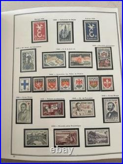 Collection timbres de France 1849 -1986 divers planches postes en album Cérès