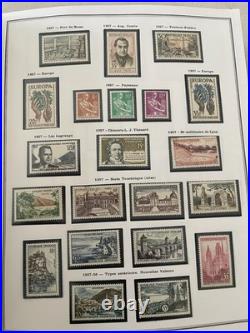 Collection timbres de France 1849 -1986 divers planches postes en album Cérès