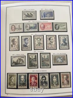 Collection timbres de France 1849 -1986 divers planches postes en album Cérès
