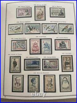 Collection timbres de France 1849 -1986 divers planches postes en album Cérès