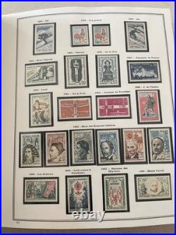 Collection timbres de France 1849 -1986 divers planches postes en album Cérès