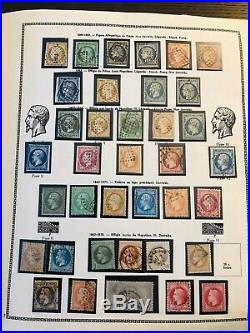 Collection timbres de France 1849 à 1960 dt n°1à6, classiques, BF1,2,3, SM++++