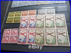 £££ Colonie France collection timbres bloc feuilles HIGH CV très bon état