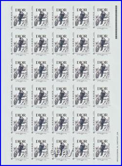 DIOR 2024 Timbres d'entreprise neufs (2 planches) 100g France & 100 g Monde