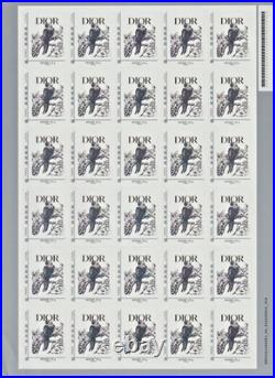 DIOR 2024 Timbres d'entreprise neufs (2 planches) 100g France & 100 g Monde