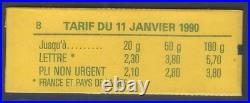 D -215- Briat -carnet Ferme N° 2614-c5- N° Conf. 8 Date 25/01/90-bleu/vert