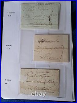 Etude lettre 1 7 8 9 calendrier République Nivôse Floréal 17/92 18/06
