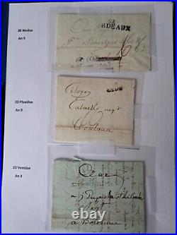 Etude lettre 1 7 8 9 calendrier République Nivôse Floréal 17/92 18/06